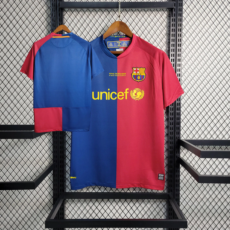 Retro 2008/09 FC Barcelona UCL FINAL Home Shirt