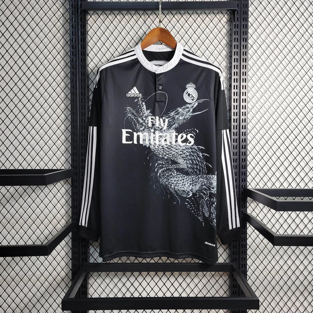 Retro Langermet trøye fra Real Madrid 2014 Chinese Dragon Special Edition