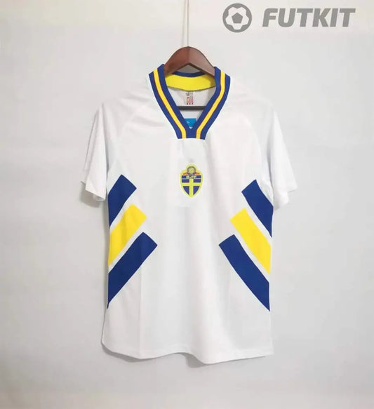 1994-1996 Sweden White Retro Shirt Clothing