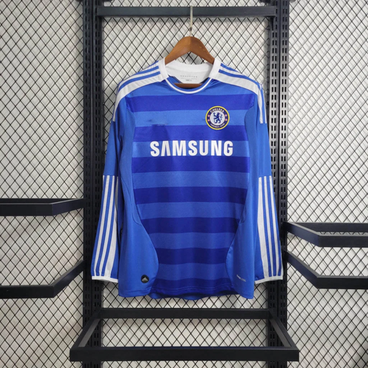 2011/12 Chelsea FC Hjemme retro langærmet trøje