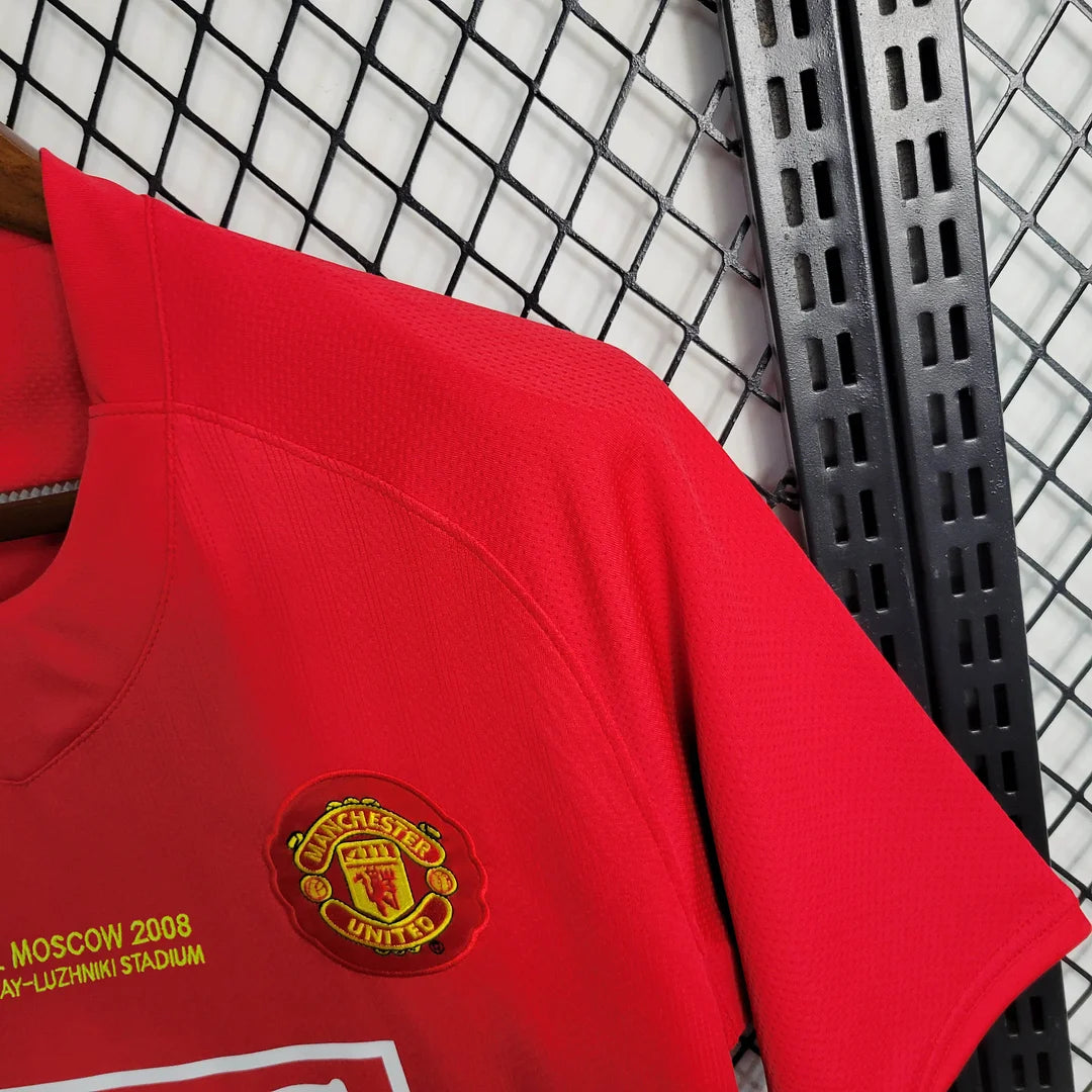 Retro 2007/08 Manchester United Home Shirt