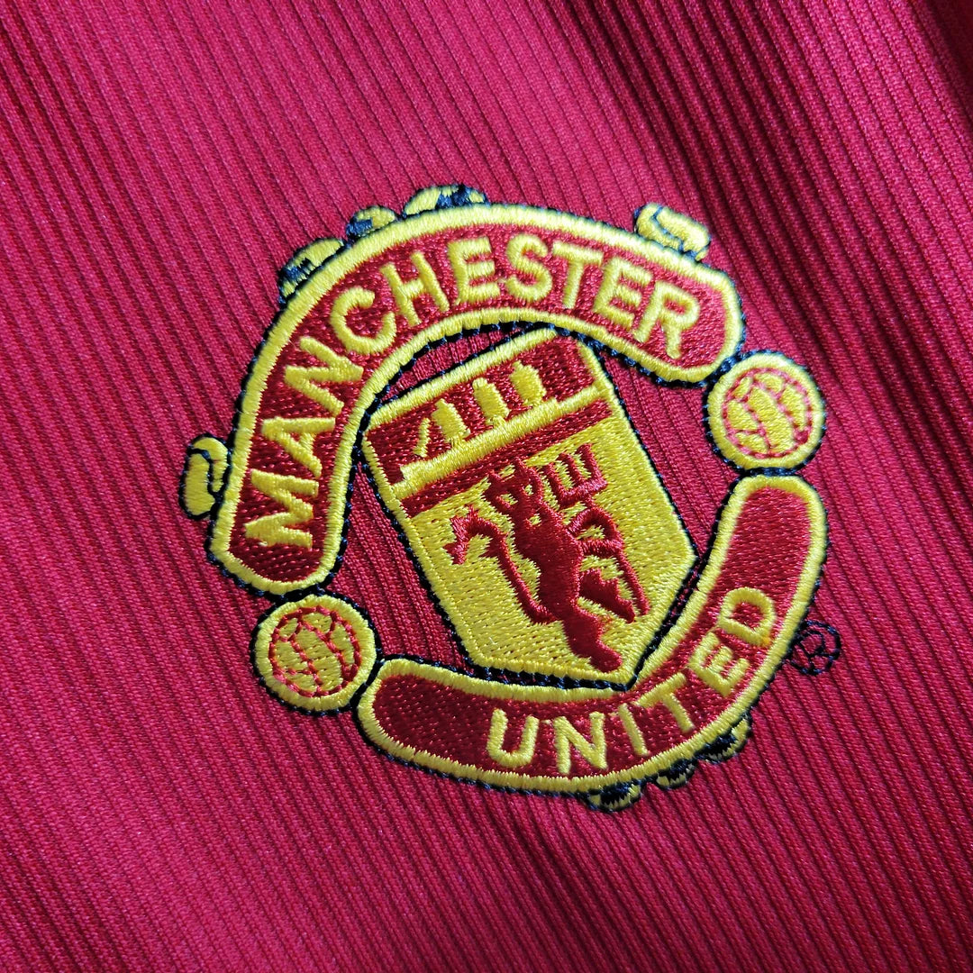 Manchester United 1998/99 Retro Home langærmet trøje