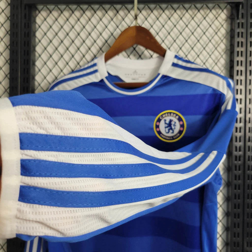 2011/12 Chelsea FC Hjemme retro langærmet trøje