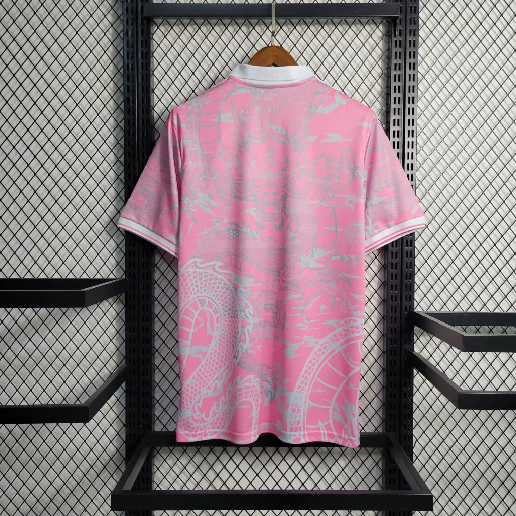 2023 Real Madrid Special Edition Pink Dragon Shirt