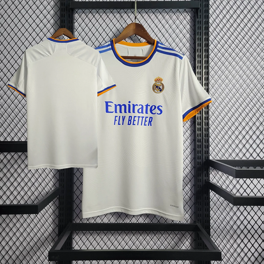 Retro 2021/22 Real Madrid hjemmebanetrøje