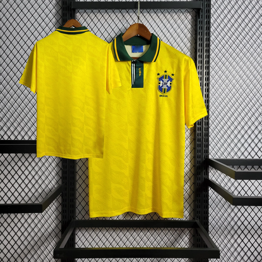 Brazil Home Retro Shirt 1991/93