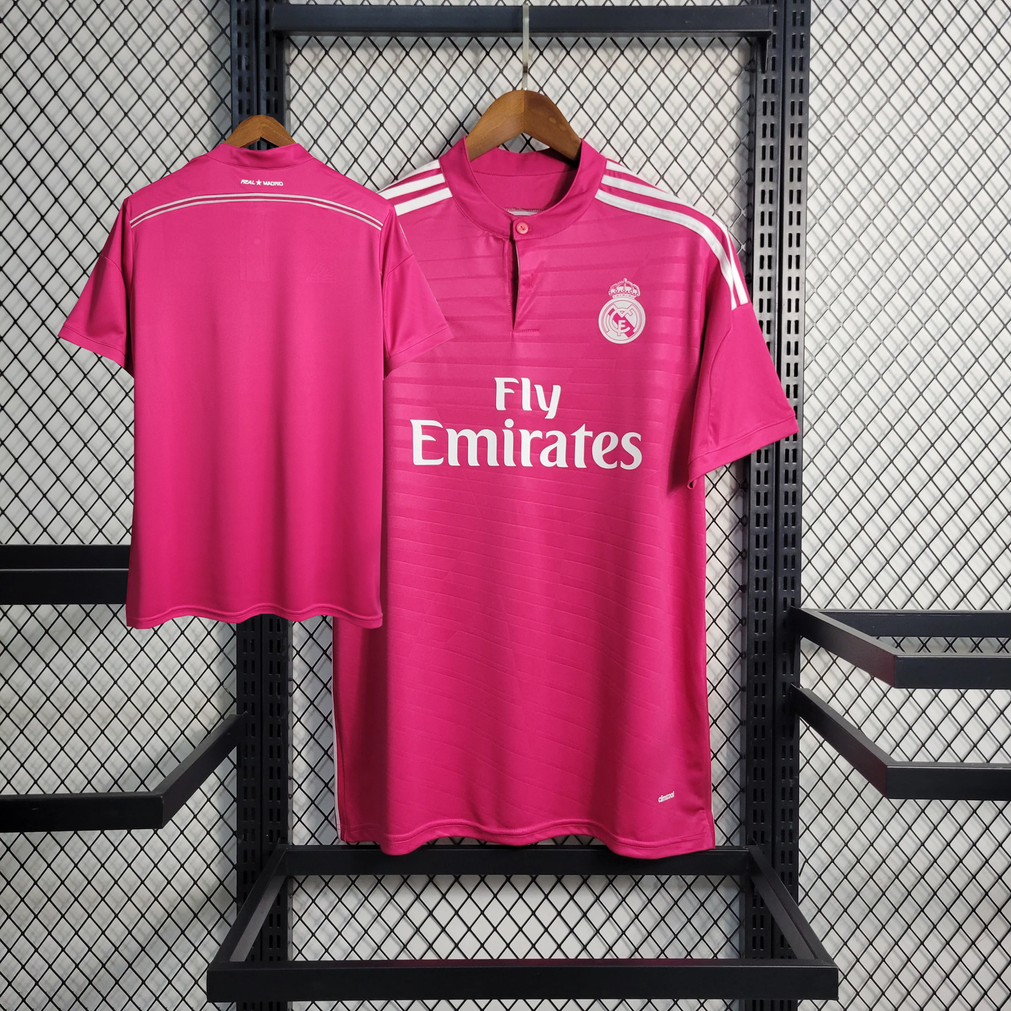 Retro 2014/15 Real Madrid borta rosa tröja