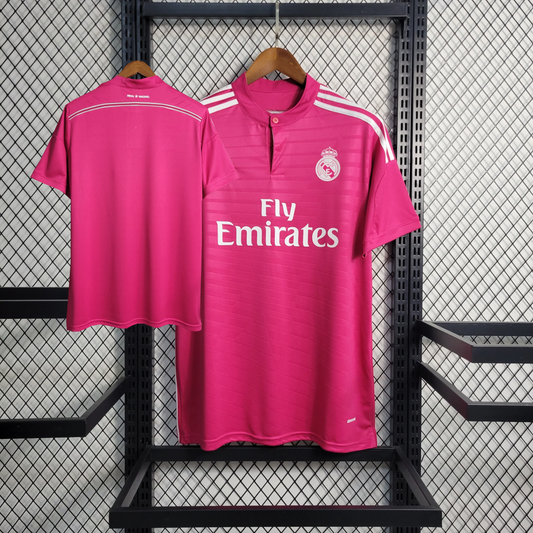 Retro 2014/15 Real Madrid Away Pink Shirt