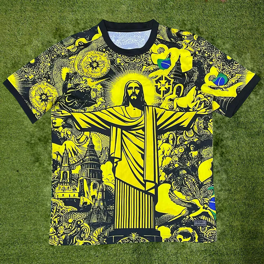 Brazil Jesus Yellow Special Edition trøye