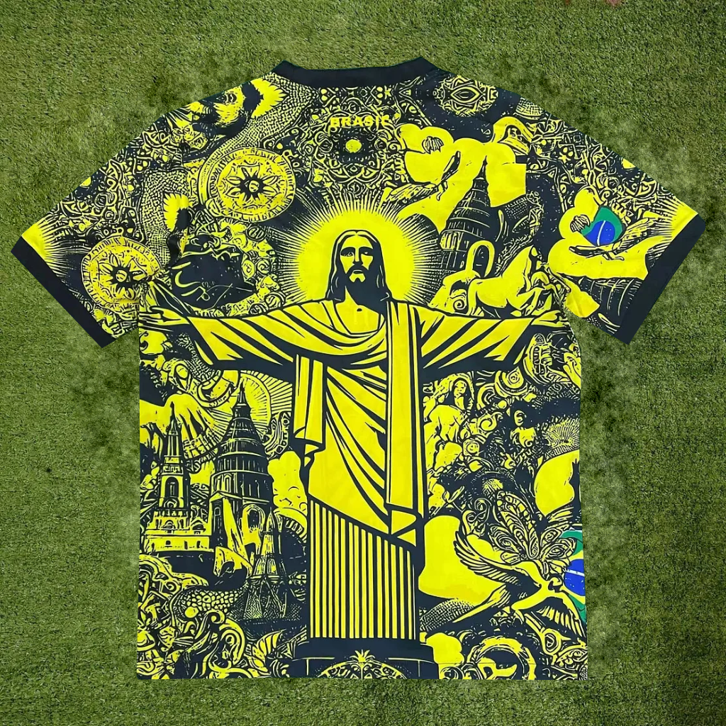 Brazil Jesus Yellow Special Edition trøje