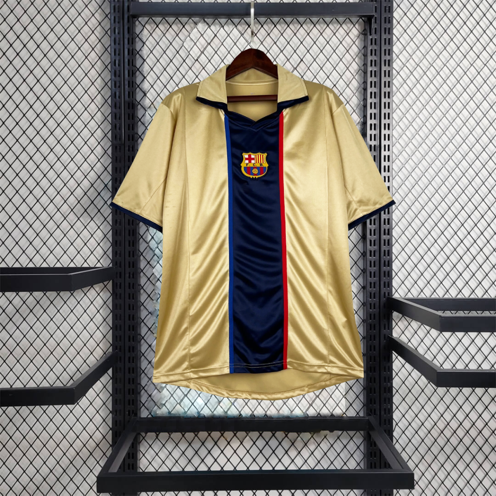 Retro 2002 FC Barcelona bortatröja