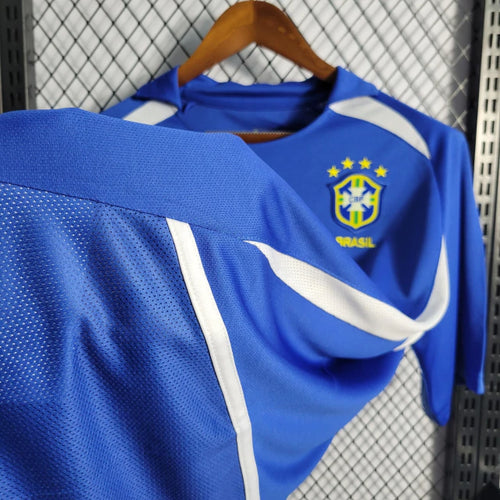 2002 Brazil Away Retro-trøje