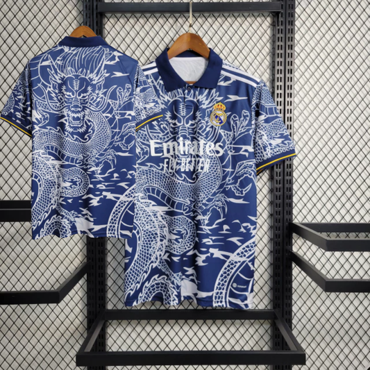 Real Madrid 2023 Blue Chinese Dragon Special Edition