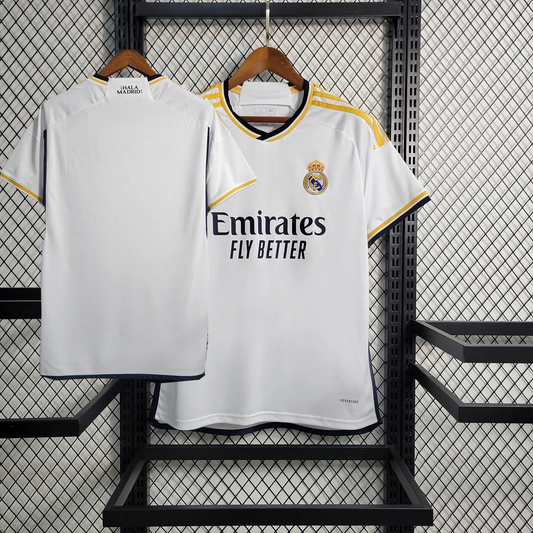 2023/24 Real Madrid Home White Fans Soccer Jersey