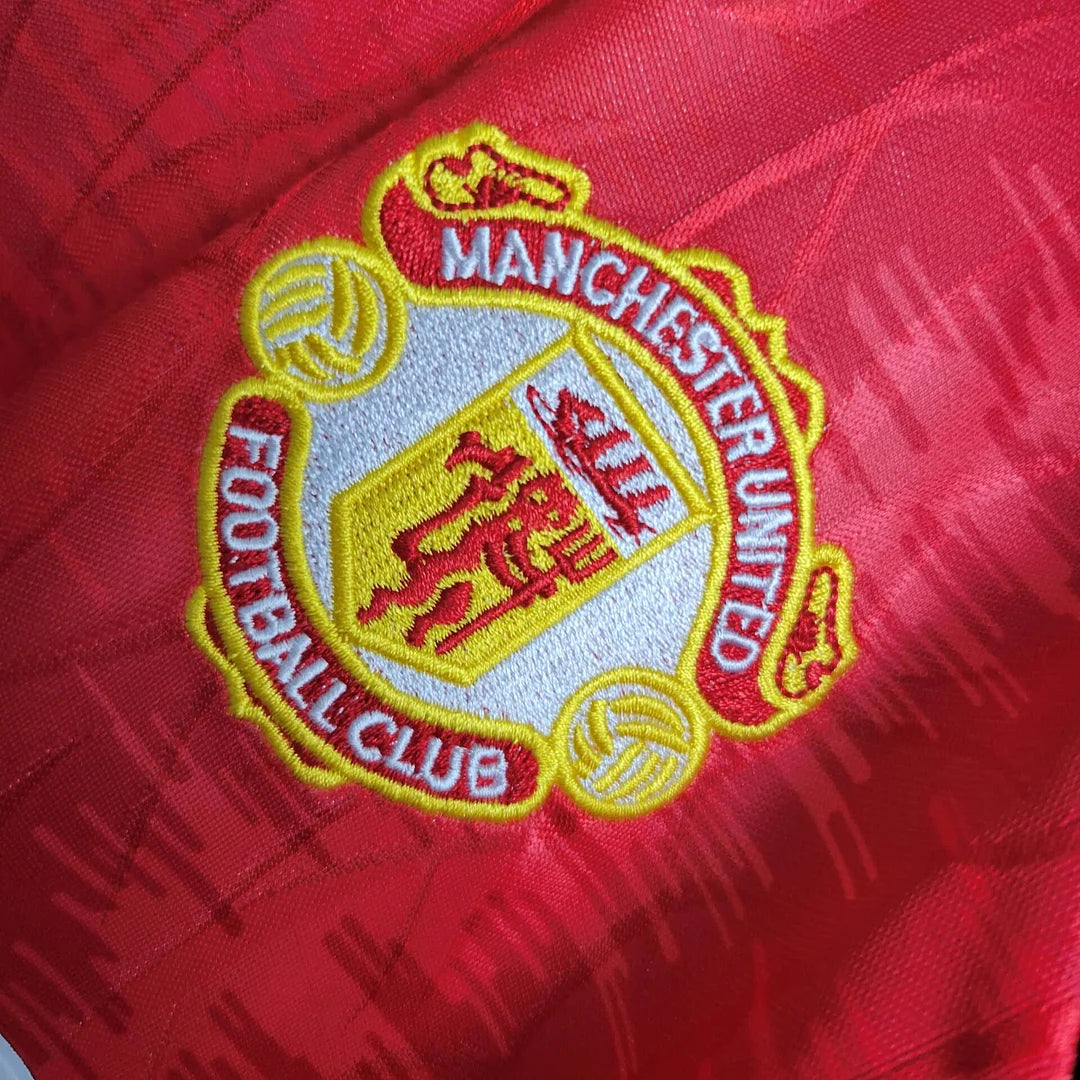 Retro 1990/92 Manchester United hjemmebanetrøje