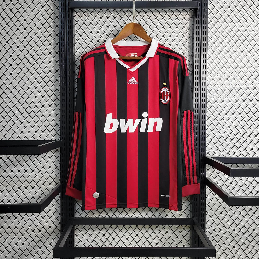 Retro 2011/12 AC Milan Home langærmet trøje