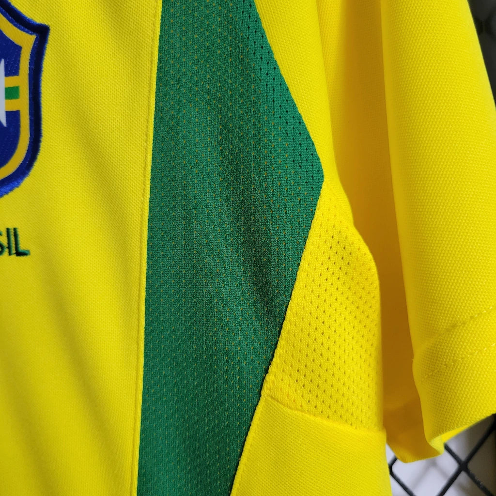 2002 Brazil Home Retro Shirt