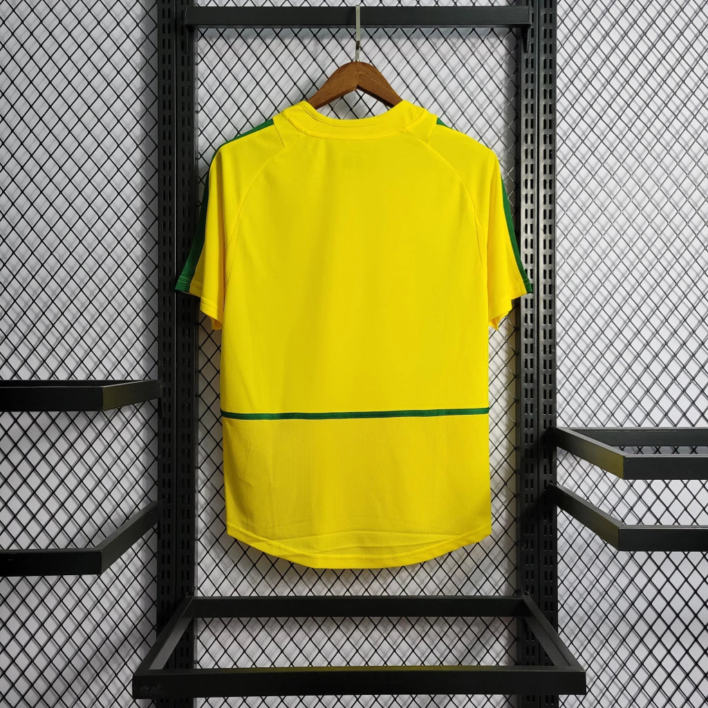 2002 Brazil Home Retro Shirt