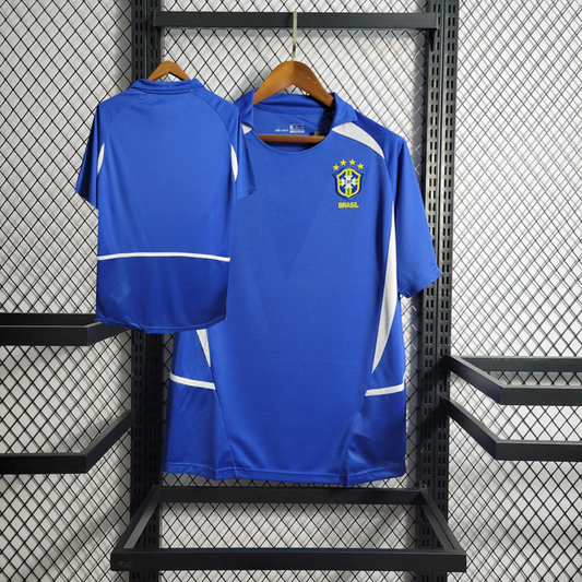 2002 Brazil Away Retro-trøje