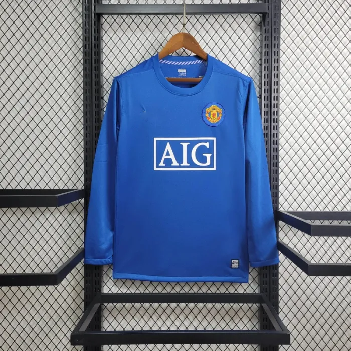 Retro 2008/09 Manchester United Away Shirt Long Sleeve