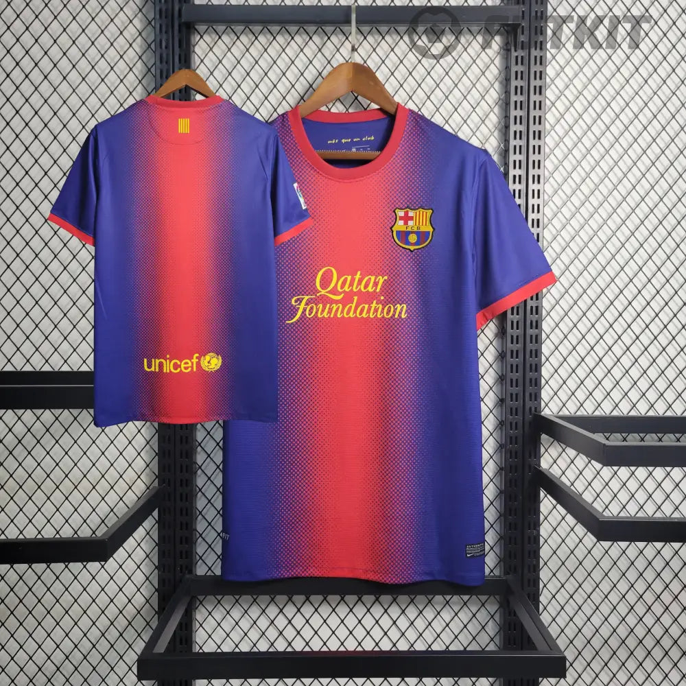 Retro 2012/13 Fc Barcelona Home Shirt Clothing