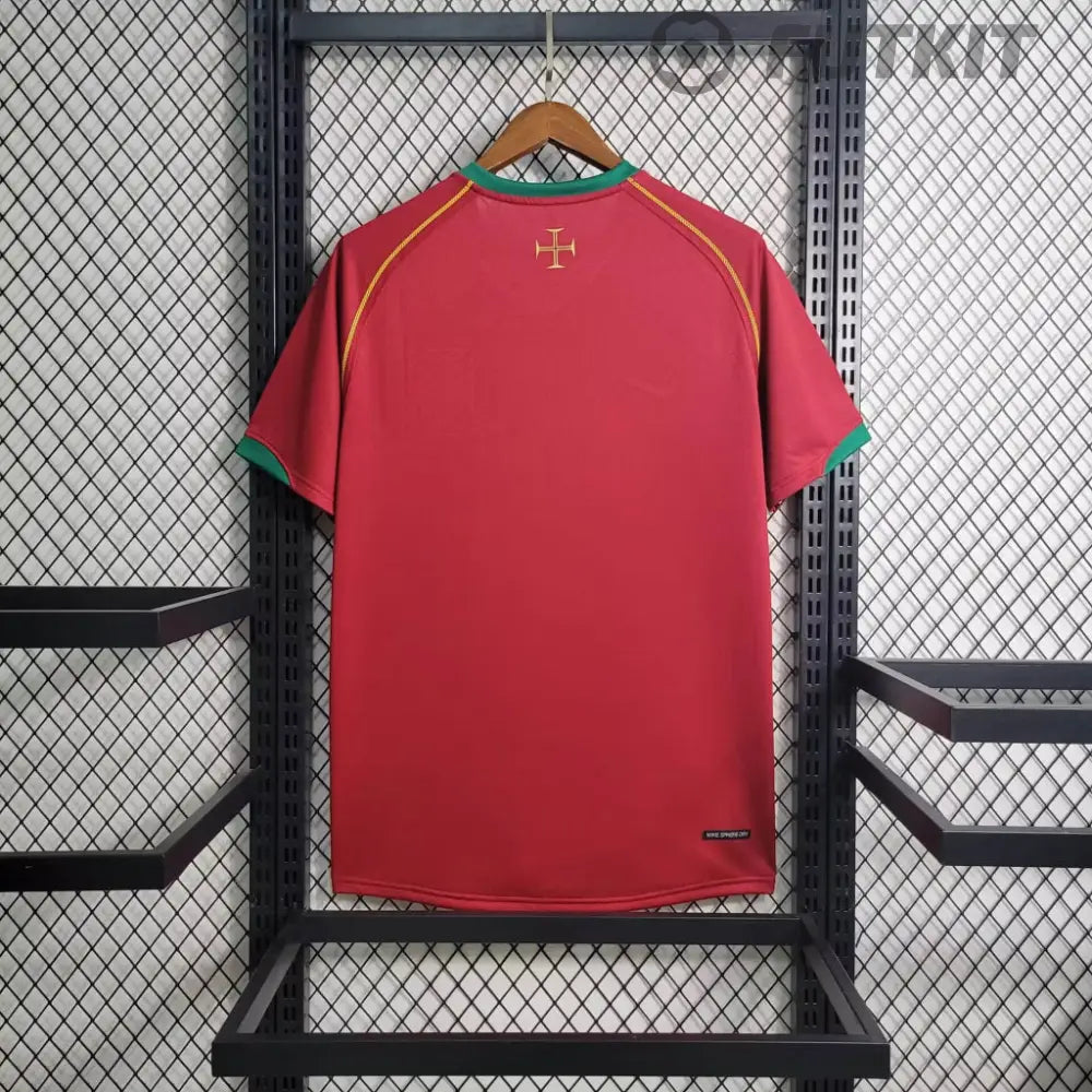 Retro Portugal Home Shirt 2006 Clothing