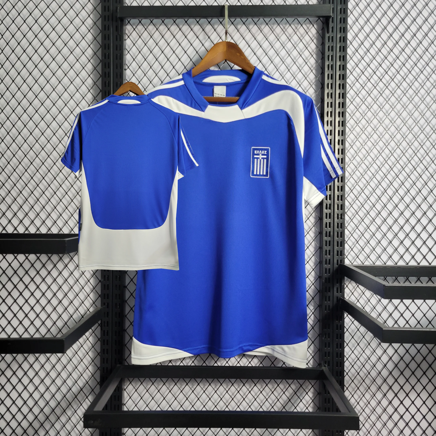 Retro 2004 Greece Home Shirt